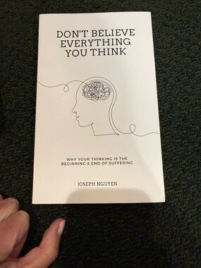 Don't Believe Everything You Think by Joseph Nguyen - White Cover